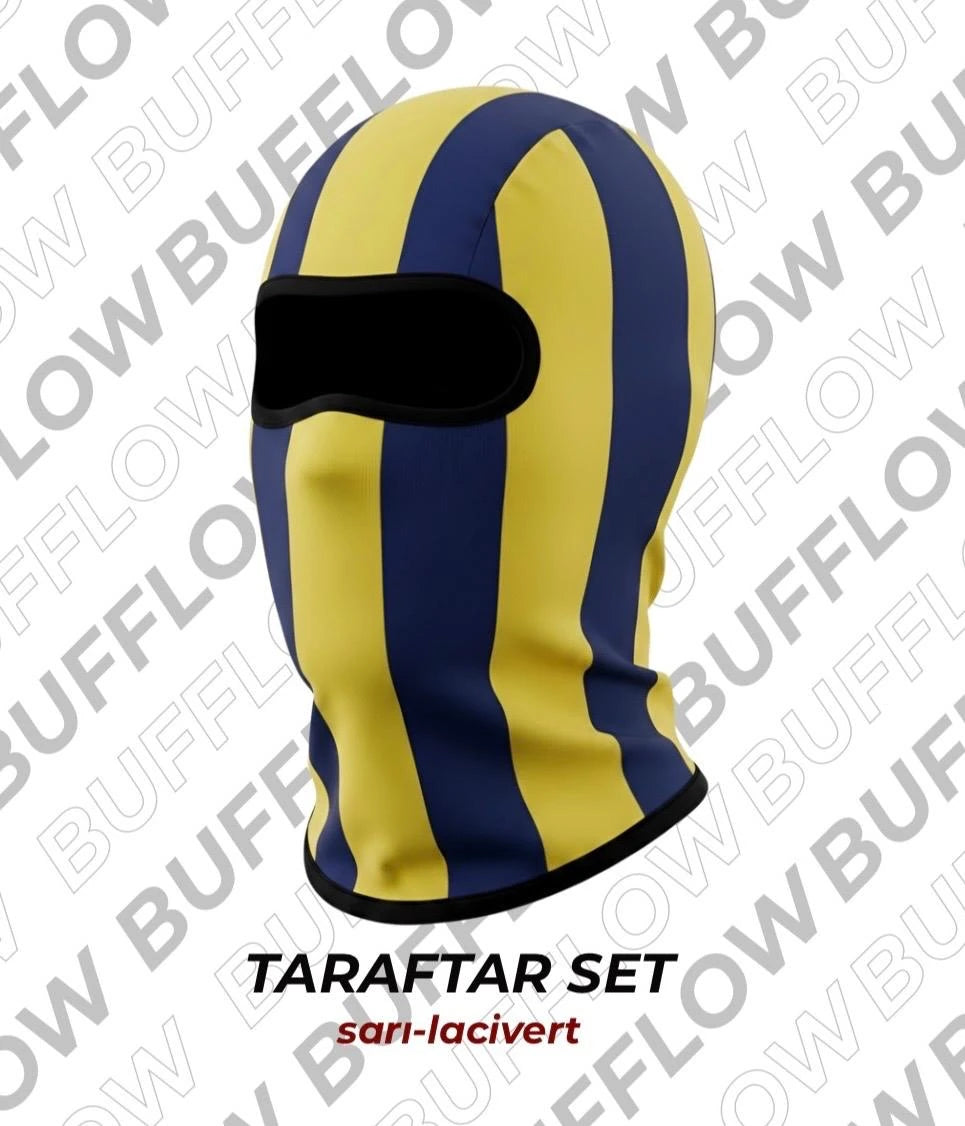 TARAFTAR BALAKLAVA (SARI-LACİVERT)