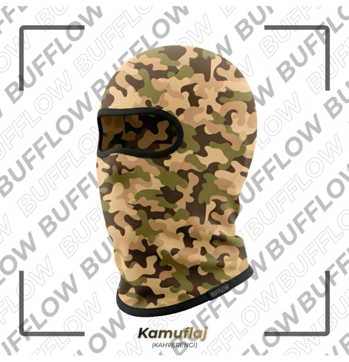 KAHVERENGİ KAMUFLAJ BALAKLAVA
