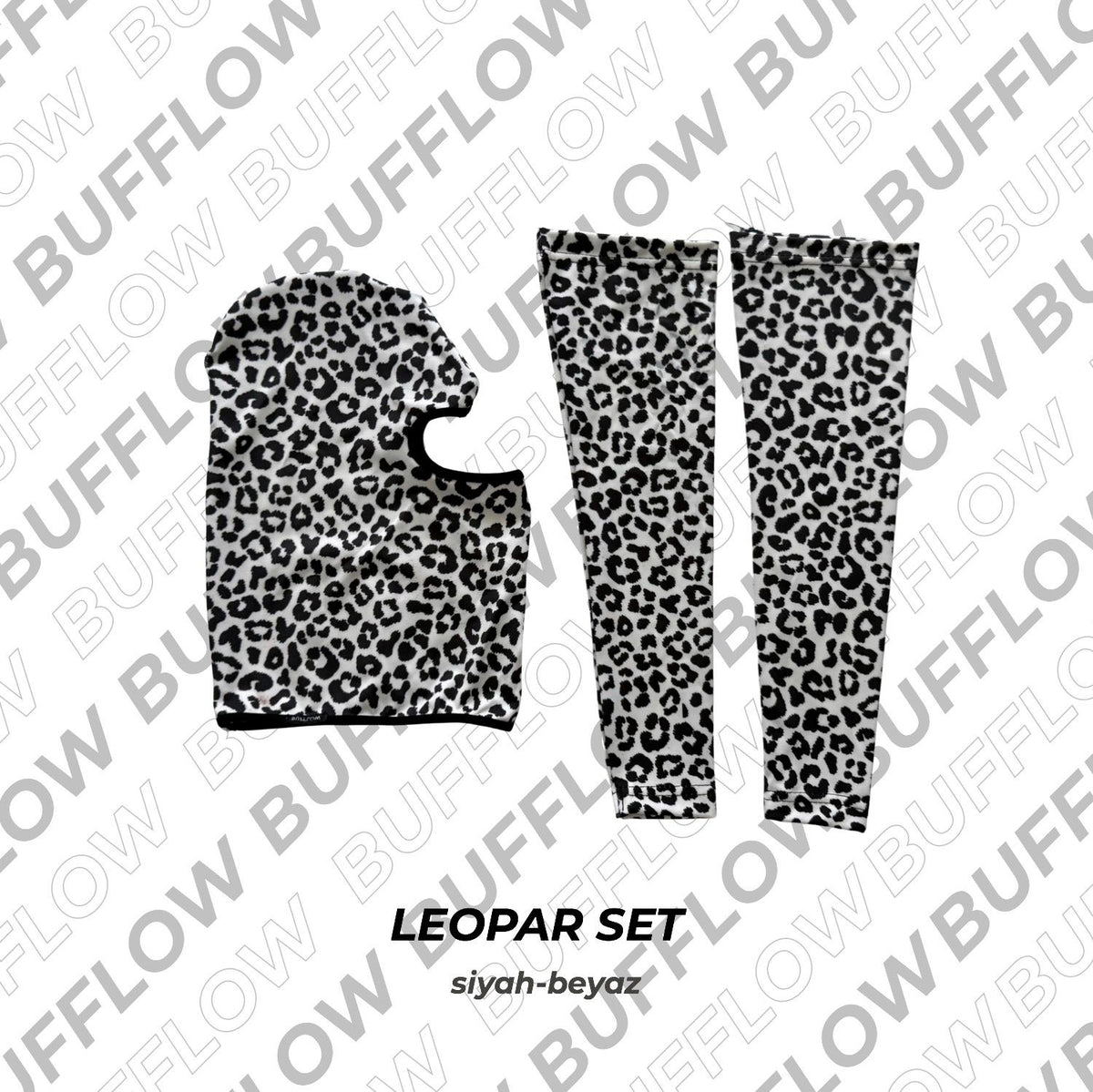 BEYAZ LEOPAR SET