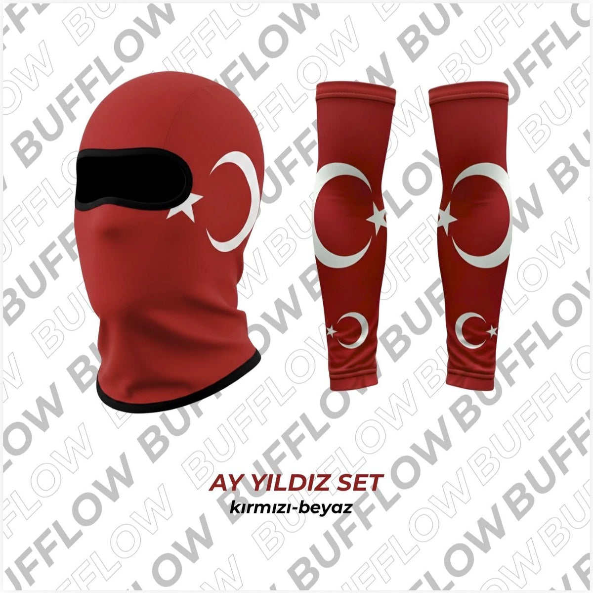 AY YILDIZ SET (KIRMIZI)