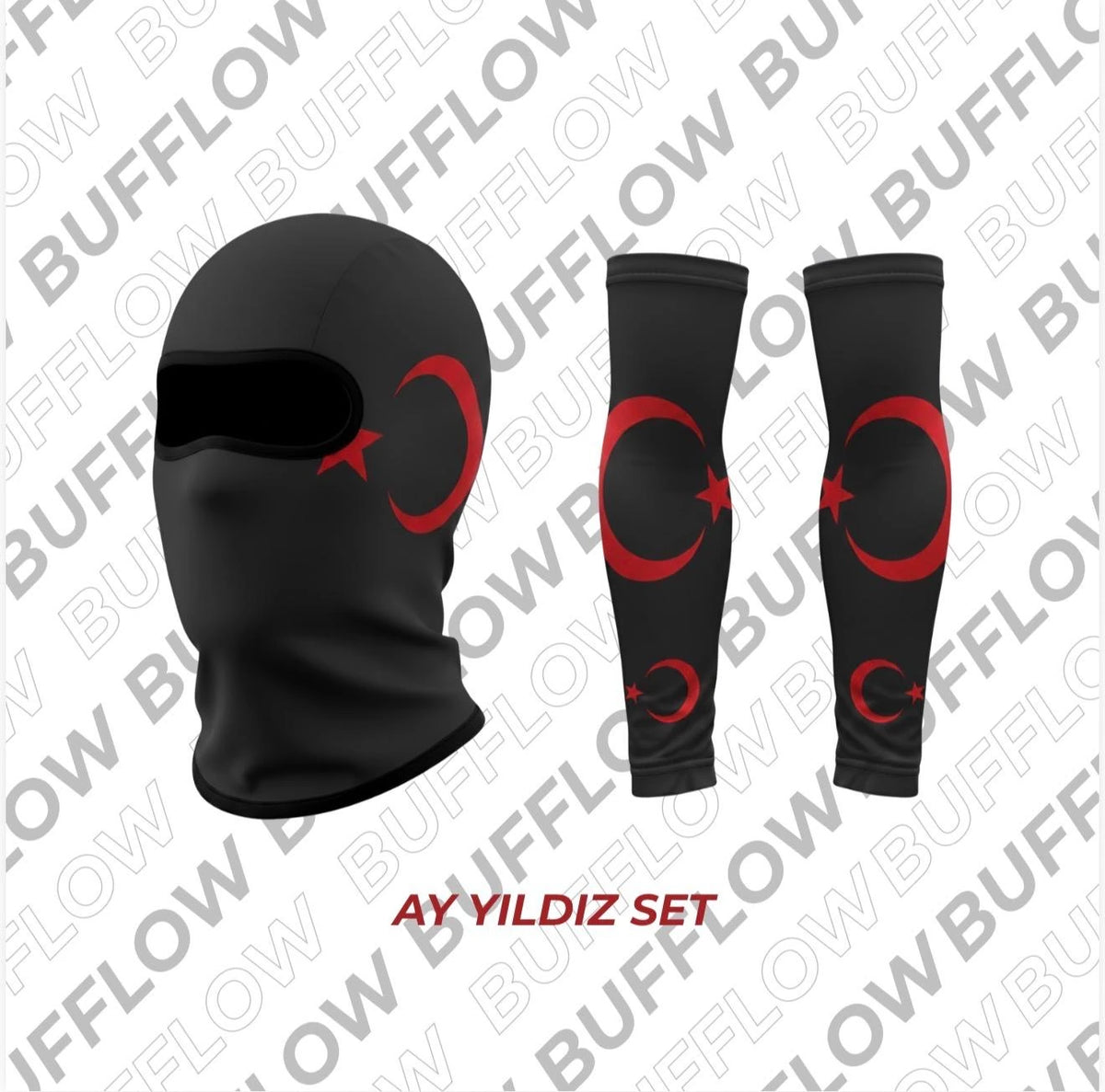 AY YILDIZ SET (SİYAH)